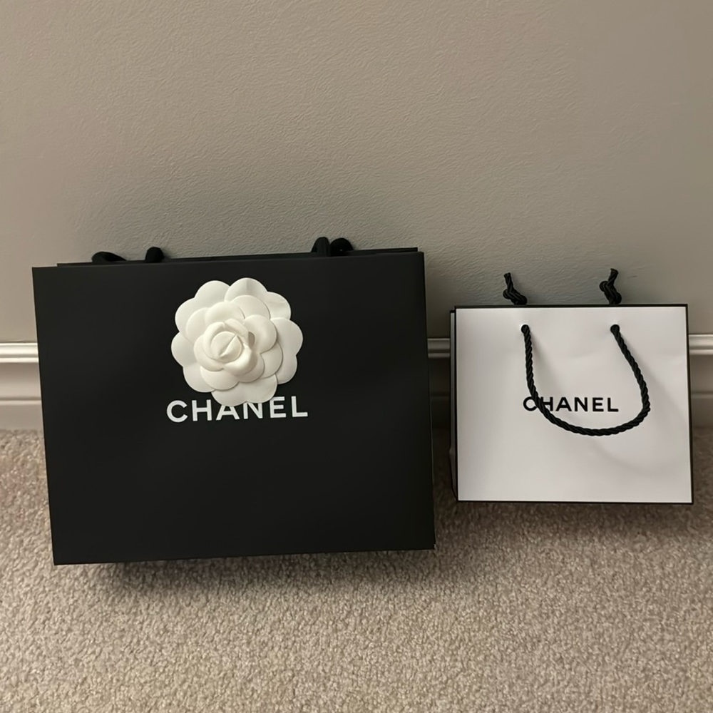 Chanel Shopping Bags with Camellia Flower